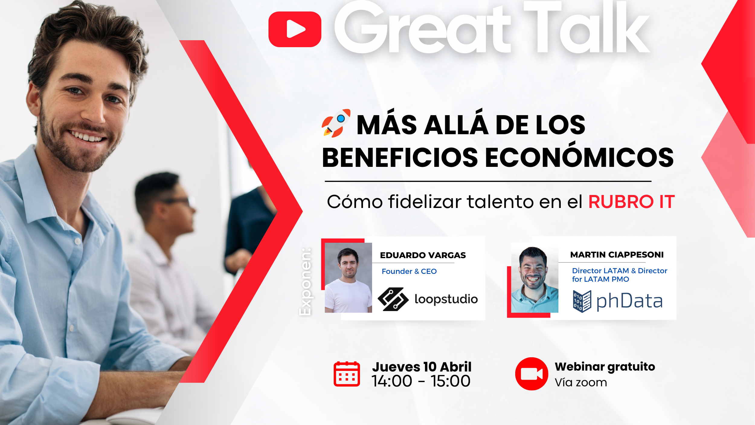 Webinar | Más allá de los beneficios económicos: Cómo fidelizar talento en el RUBRO IT