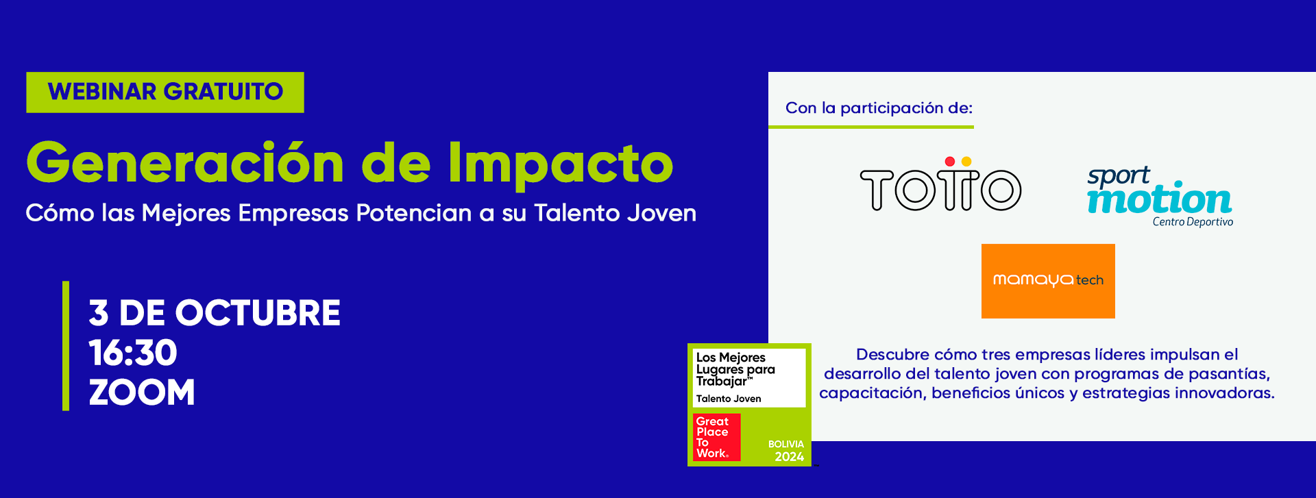 Webinar | Generación de Impacto