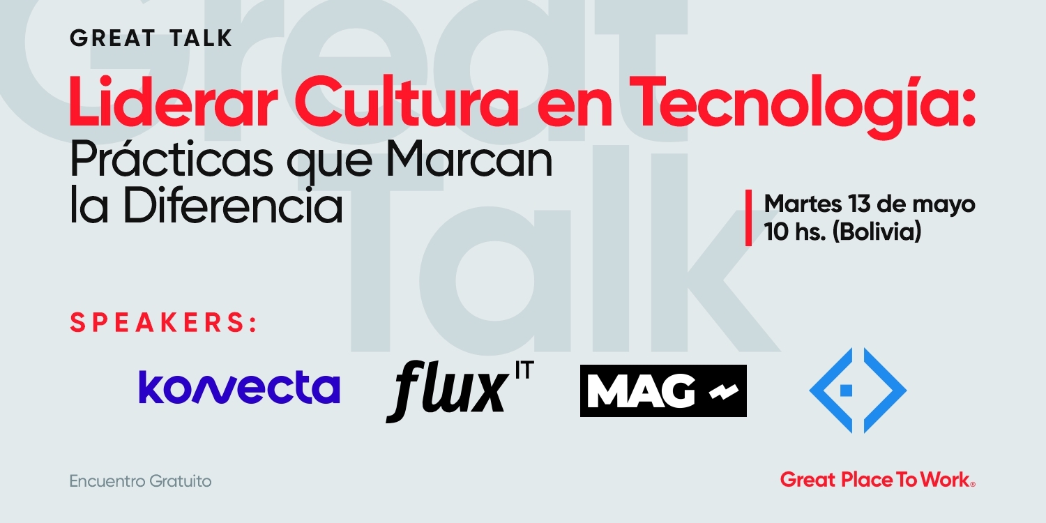Webinar | Liderar Cultura en Tecnología: Prácticas que marcan la diferencia